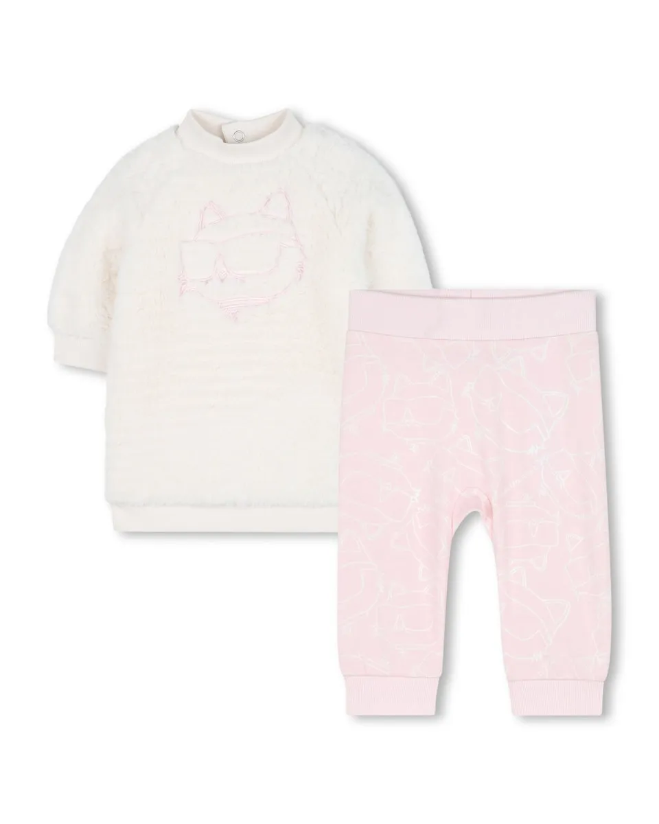 Комплект для малыша розового цвета с длинными рукавами Karl Lagerfeld Kids
Комплект для малыша розового цвета с длинными рукавами Karl Lagerfeld Kids