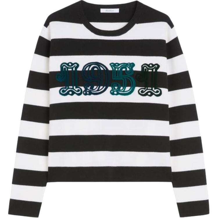 Max Mara Viterbo полосатый свитер MaxMara, черный
Max Mara Viterbo полосатый свитер MaxMara, черный