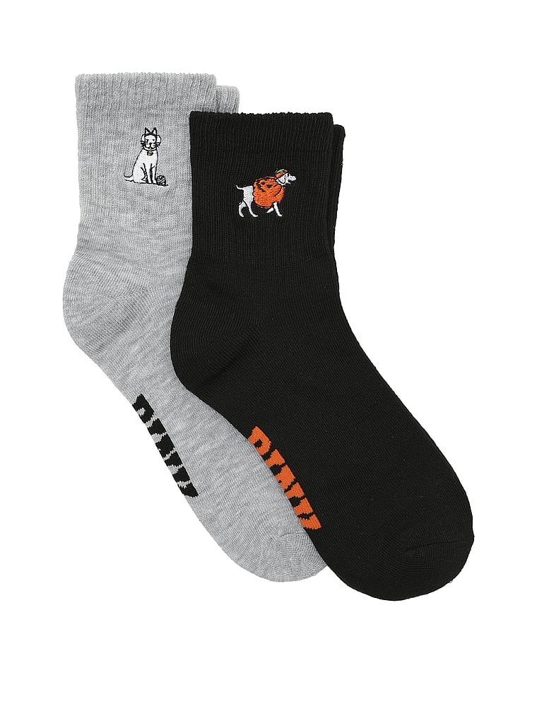 2 пары носков по 1/4 Pink, pure black/heather grey dog pack
2 пары носков по 1/4 Pink, pure black/heather grey dog pack