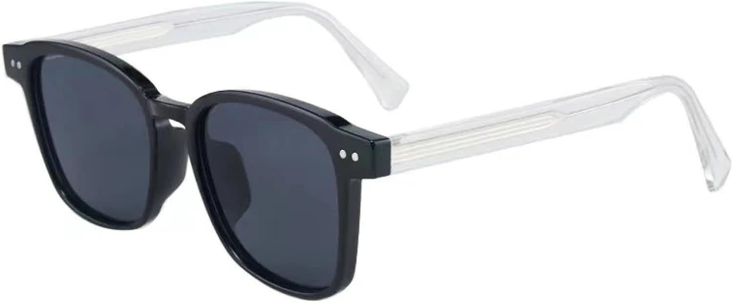 Ретро женские солнцезащитные очки класса люкс с декором в виде заклепок, двухцветные мужские солнцезащитные очки с защитой от УФ-излучения UV400, модные солнцезащитные очки TVTBBVV, Black Gray
Ретро женские солнцезащитные очки класса люкс с декором в виде заклепок, двухцветные мужские солнцезащитные очки с защитой от УФ-излучения UV400, модные солнцезащитные очки TVTBBVV, Black Gray