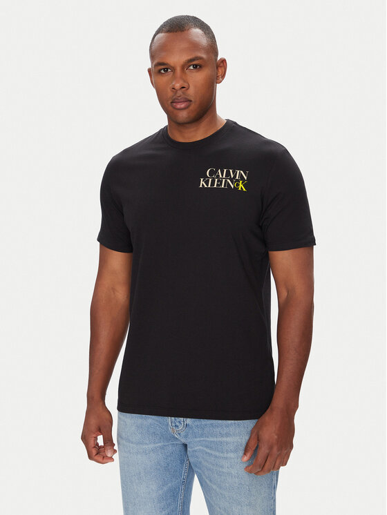 Футболка обычного кроя LV04RC844G Calvin Klein Jeans, черный 
Футболка обычного кроя LV04RC844G Calvin Klein Jeans, черный