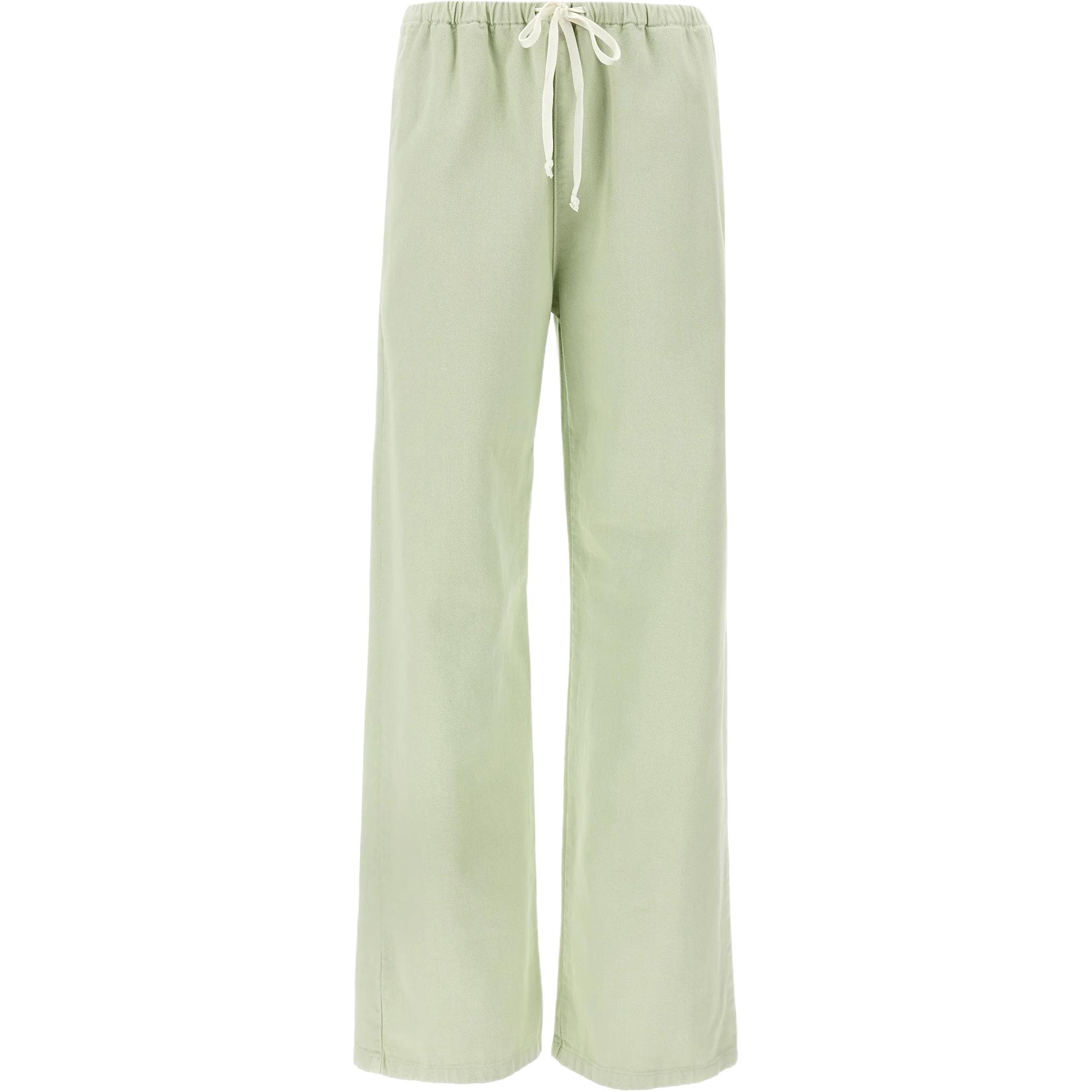 Широкие брюки на шнурке MM6 Maison Margiela, зеленый
Широкие брюки на шнурке MM6 Maison Margiela, зеленый