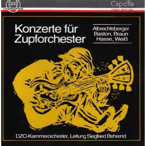 CD диск Albrechtsberger / Behrend / Dzo Chamber Orchestra: Concerts for Zupforchester
CD диск Albrechtsberger / Behrend / Dzo Chamber Orchestra: Concerts for Zupforchester