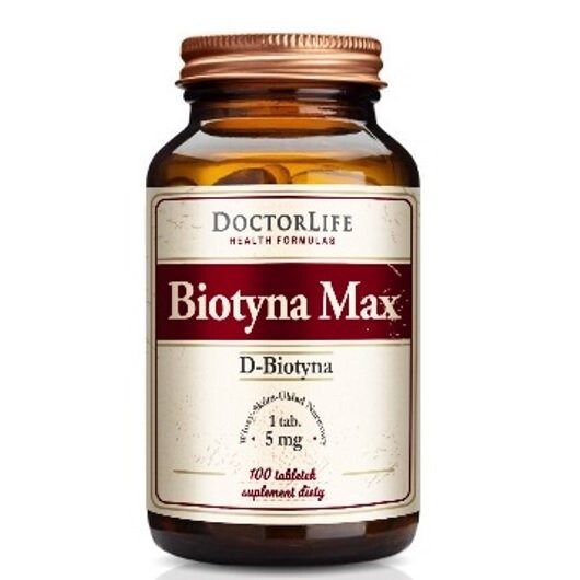 Doctor Life, Биотин Макс Д-Биотин 5 мг, 100 таблеток
Doctor Life, Биотин Макс Д-Биотин 5 мг, 100 таблеток