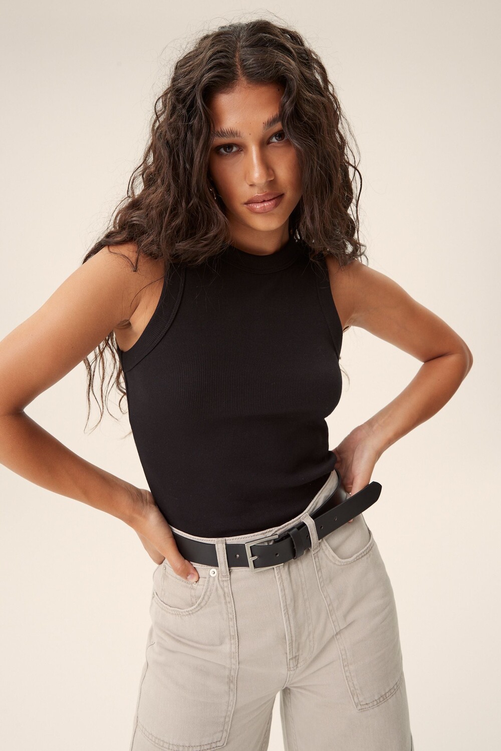 Рубчатая футболка без рукавов боксерского кроя Next, черный
Рубчатая футболка без рукавов боксерского кроя Next, черный