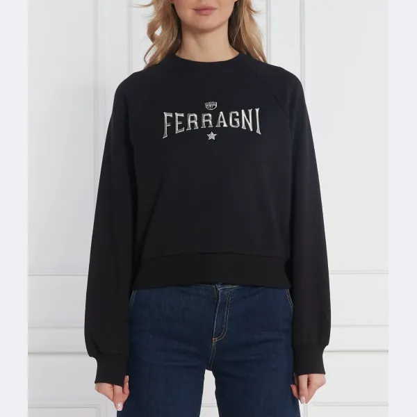 Толстовка обычного кроя Chiara Ferragni, черный
Толстовка обычного кроя Chiara Ferragni, черный