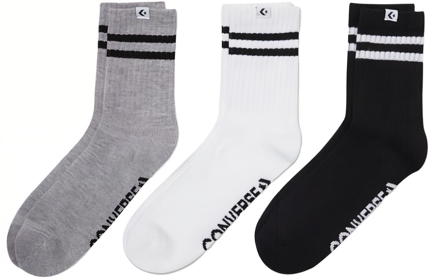 Носки до колена унисекс Converse, цвет 3 Pack (Gray, White and Black)
Носки до колена унисекс Converse, цвет 3 Pack (Gray, White and Black)