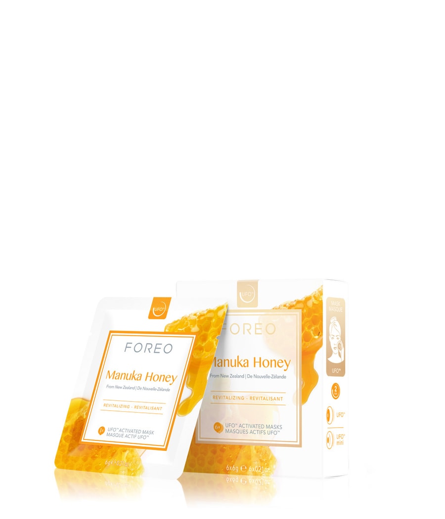 Медицинская маска FOREO Ufo Mask Manuka Honey, 6x6g
Медицинская маска FOREO Ufo Mask Manuka Honey, 6x6g