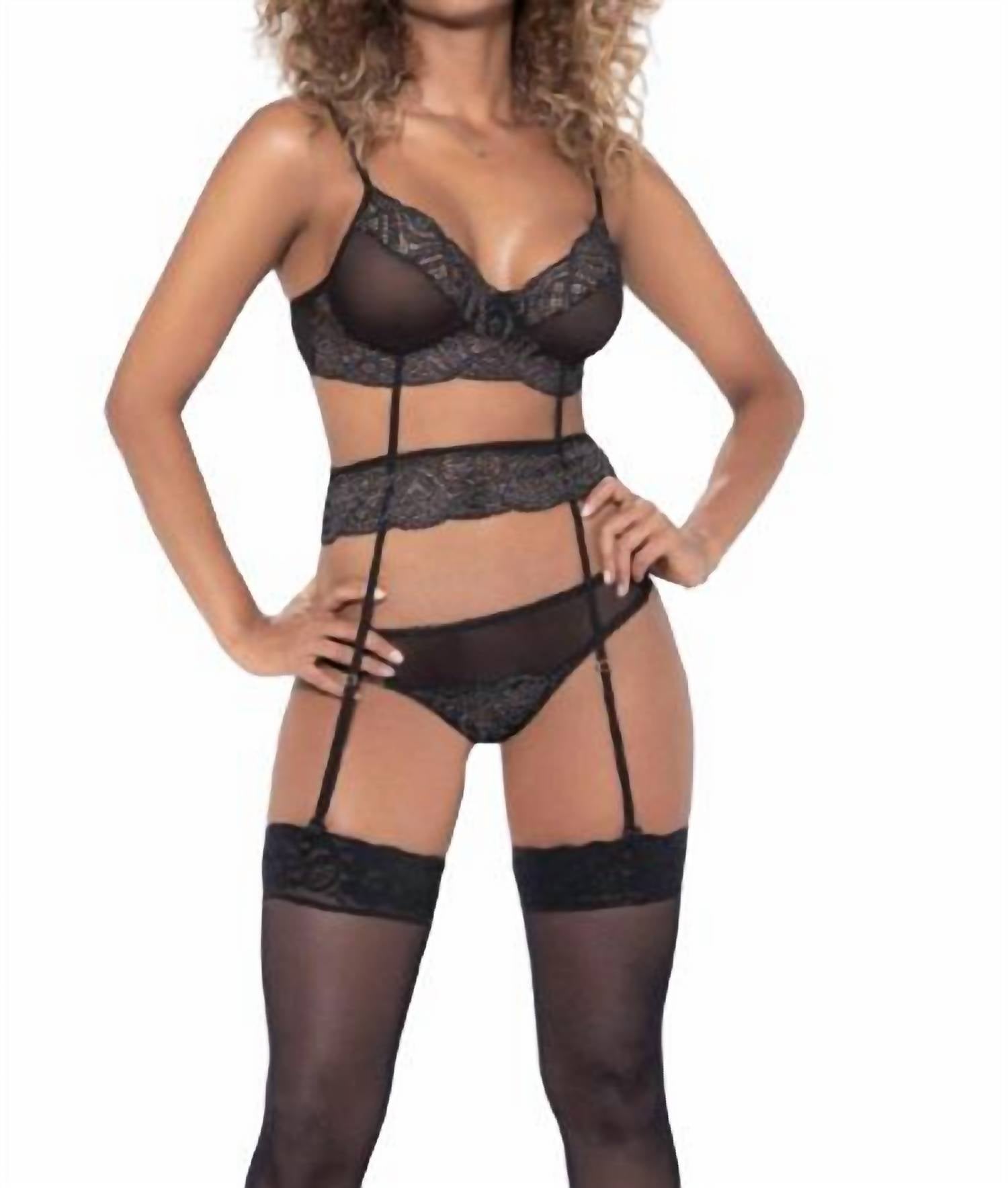 Бюстгальтер Bella 3 Piece в черном цвете Mapale 
Бюстгальтер Bella 3 Piece в черном цвете Mapale