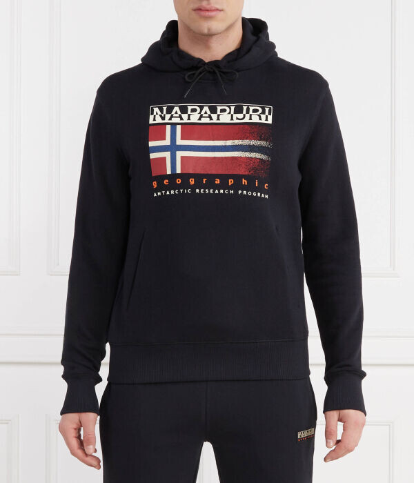 Толстовка мужская Napapijri с флагом, черный
Толстовка мужская Napapijri с флагом, черный