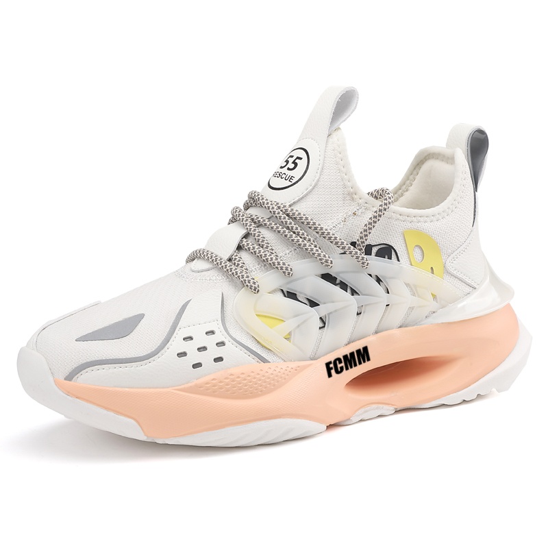 Баскетбольные кроссовки с противоскользящей подошвой, износостойкие, детские FCMM, белый/оранжевый
Баскетбольные кроссовки с противоскользящей подошвой, износостойкие, детские FCMM, белый/оранжевый