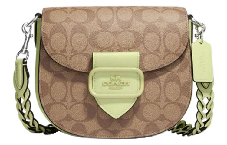 Сумка Morgan из лакированного холста с кожаными деталями, седельная, через плечо, кросс-боди, для женщин, коричнево-зеленая COACH
Сумка Morgan из лакированного холста с кожаными деталями, седельная, через плечо, кросс-боди, для женщин, коричнево-зеленая COACH