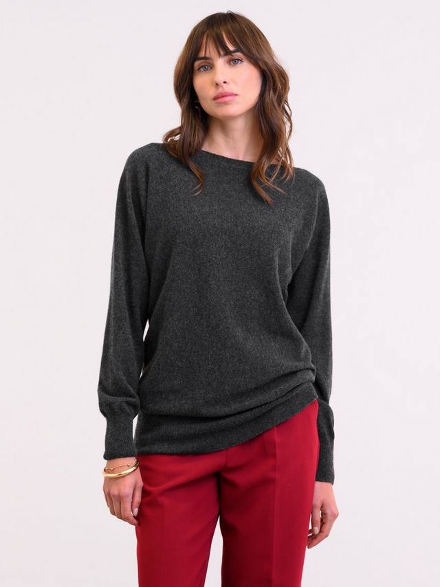 Джемпер с разрезом на шее из шерсти джилонг Celtic & Co., угольный
Джемпер с разрезом на шее из шерсти джилонг Celtic & Co., угольный