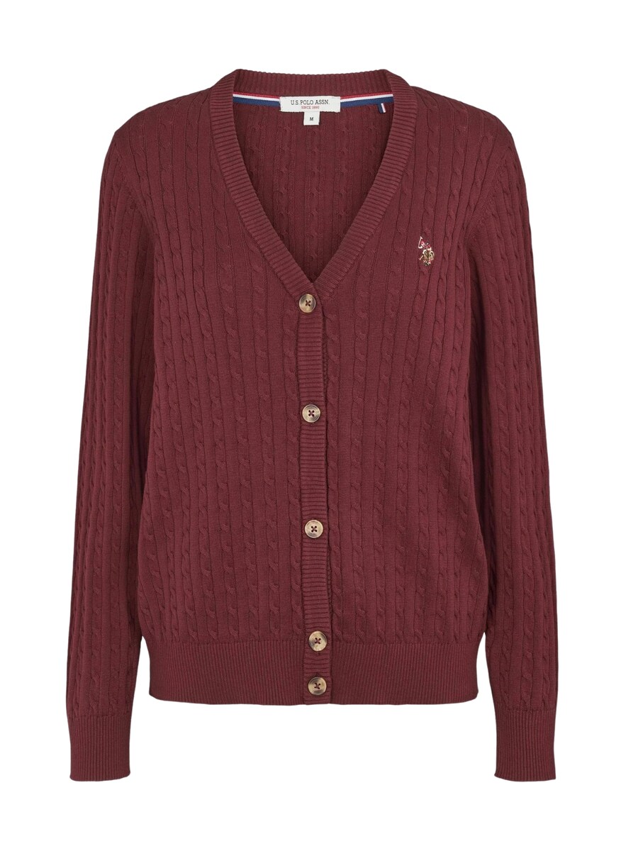 Вязаный кардиган U.S. POLO ASSN. Gill, Burgundy
Вязаный кардиган U.S. POLO ASSN. Gill, Burgundy