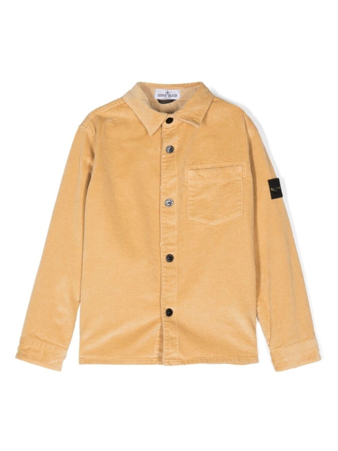 Stone Island Junior куртка-рубашка с нашивкой Compass, нейтральный цвет
Stone Island Junior куртка-рубашка с нашивкой Compass, нейтральный цвет
