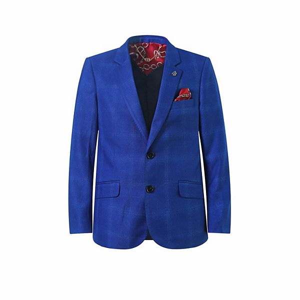 Мальчиковый спортивный пиджак blazer slim fit в клетку Elie Balleh, Blue
Мальчиковый спортивный пиджак blazer slim fit в клетку Elie Balleh, Blue