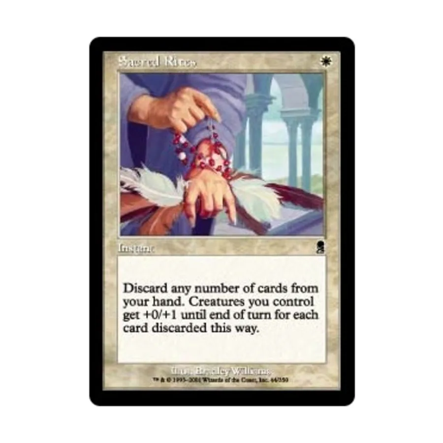CCG Священные обряды (С), MTG - Odyssey
CCG Священные обряды (С), MTG - Odyssey