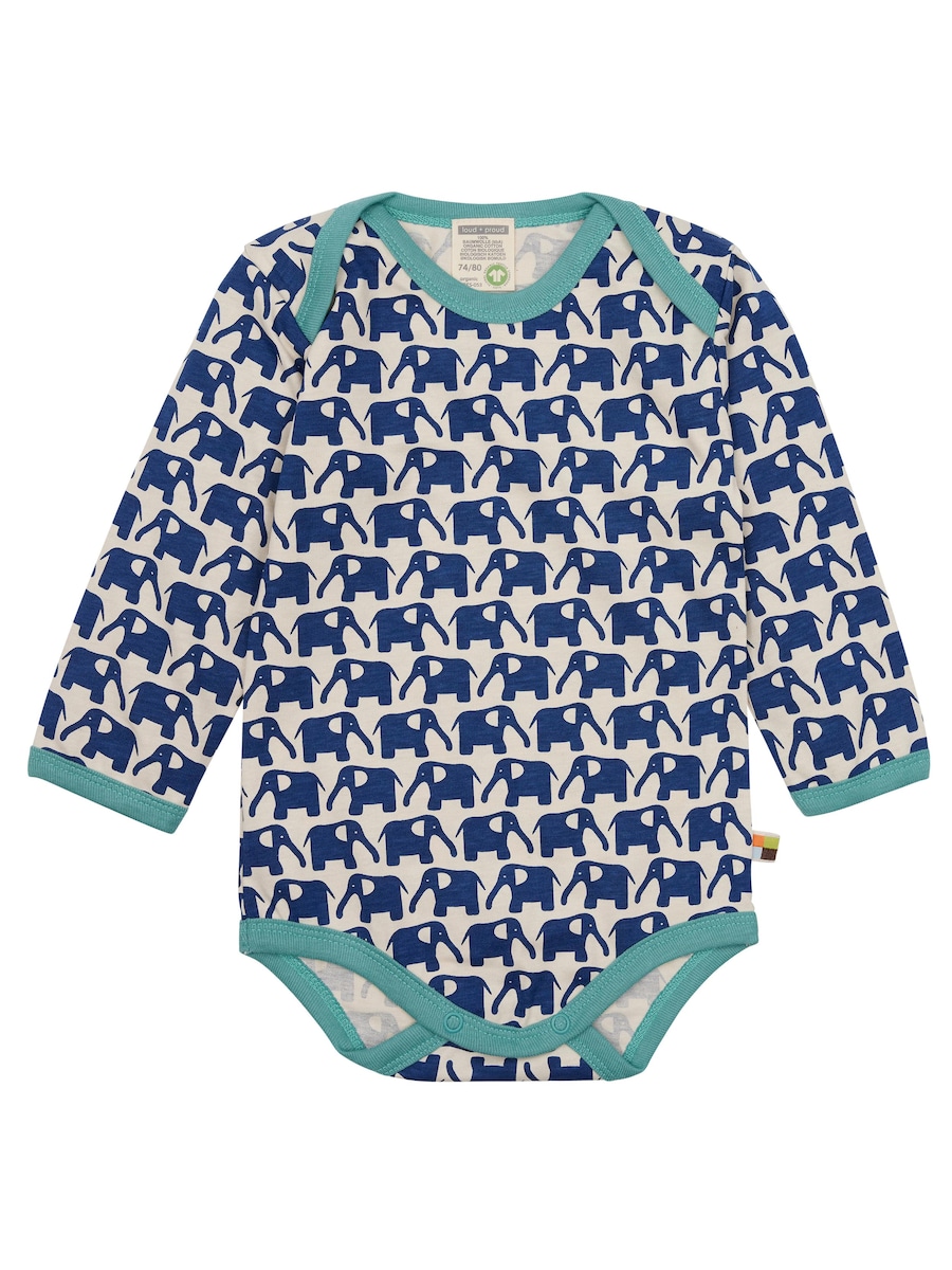 Комбинезон/боди loud + proud Elefanten, темно-синий
Комбинезон/боди loud + proud Elefanten, темно-синий