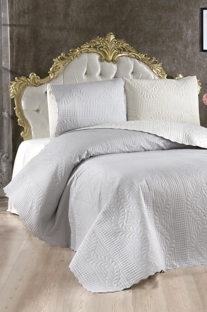 L'Essentiel Linge de Maison, Sanem - Кремовый, Серый, Комплект двуспального покрывала, кремовый, 100% ХЛОПОК, 230 x 250 см
L'Essentiel Linge de Maison, Sanem - Кремовый, Серый, Комплект двуспального покрывала, кремовый, 100% ХЛОПОК, 230 x 250 см