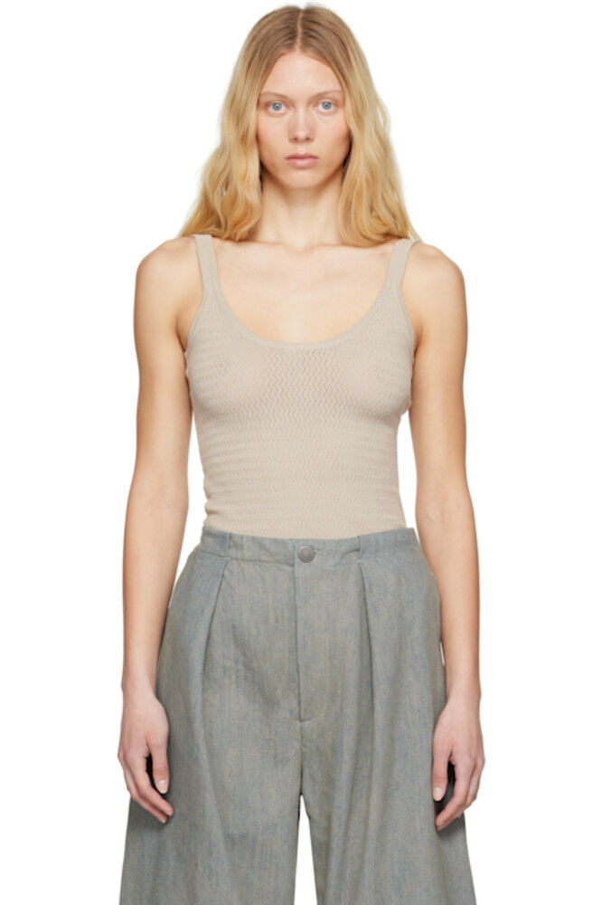 Бежевый топ-топ стретч-пуантиль Lauren Manoogian
Бежевый топ-топ стретч-пуантиль Lauren Manoogian