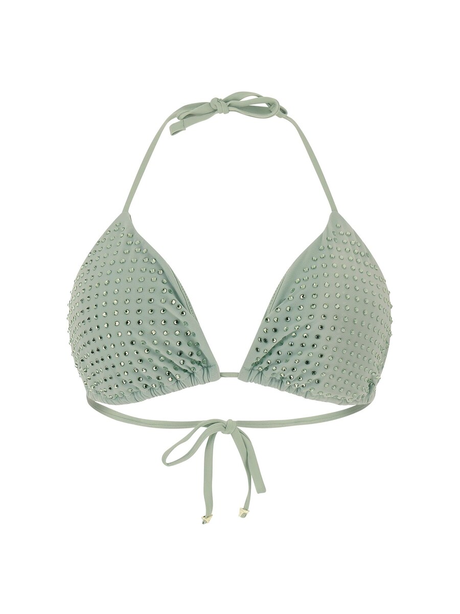 Треугольный бикини-топ GUESS, пастельный зеленый
Треугольный бикини-топ GUESS, пастельный зеленый