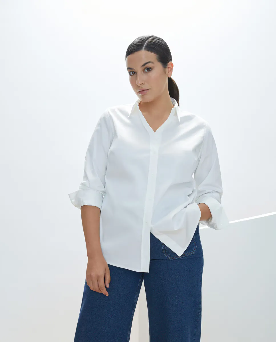Базовая женская рубашка с длинным рукавом Couchel, белый
Базовая женская рубашка с длинным рукавом Couchel, белый