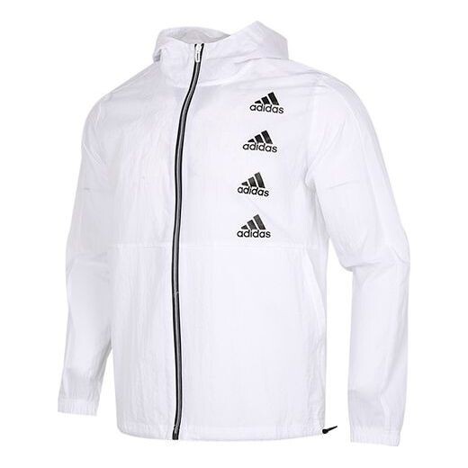 Куртка с логотипом и капюшоном, мужская тканая куртка Adidas, белый
Куртка с логотипом и капюшоном, мужская тканая куртка Adidas, белый