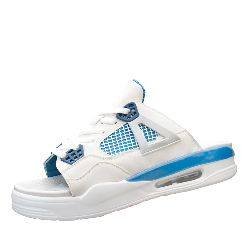 TAFN Мужские слайдеры бежево-желтые - бело-голубые, цвет White Blue
TAFN Мужские слайдеры бежево-желтые - бело-голубые, цвет White Blue