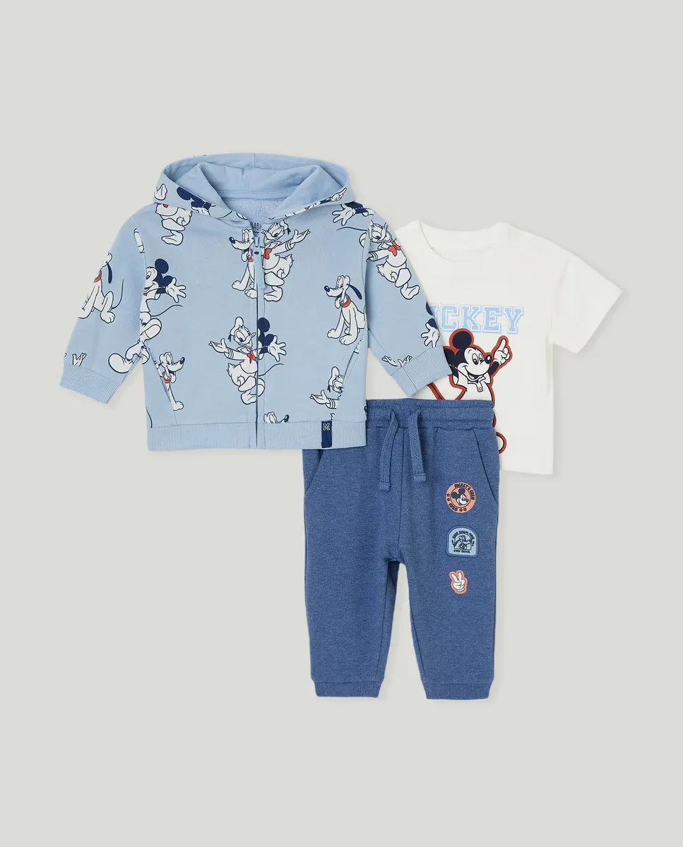 Комплект из трех предметов для мальчика Микки Мауса Baby El Corte Inglés, мультиколор
Комплект из трех предметов для мальчика Микки Мауса Baby El Corte Inglés, мультиколор