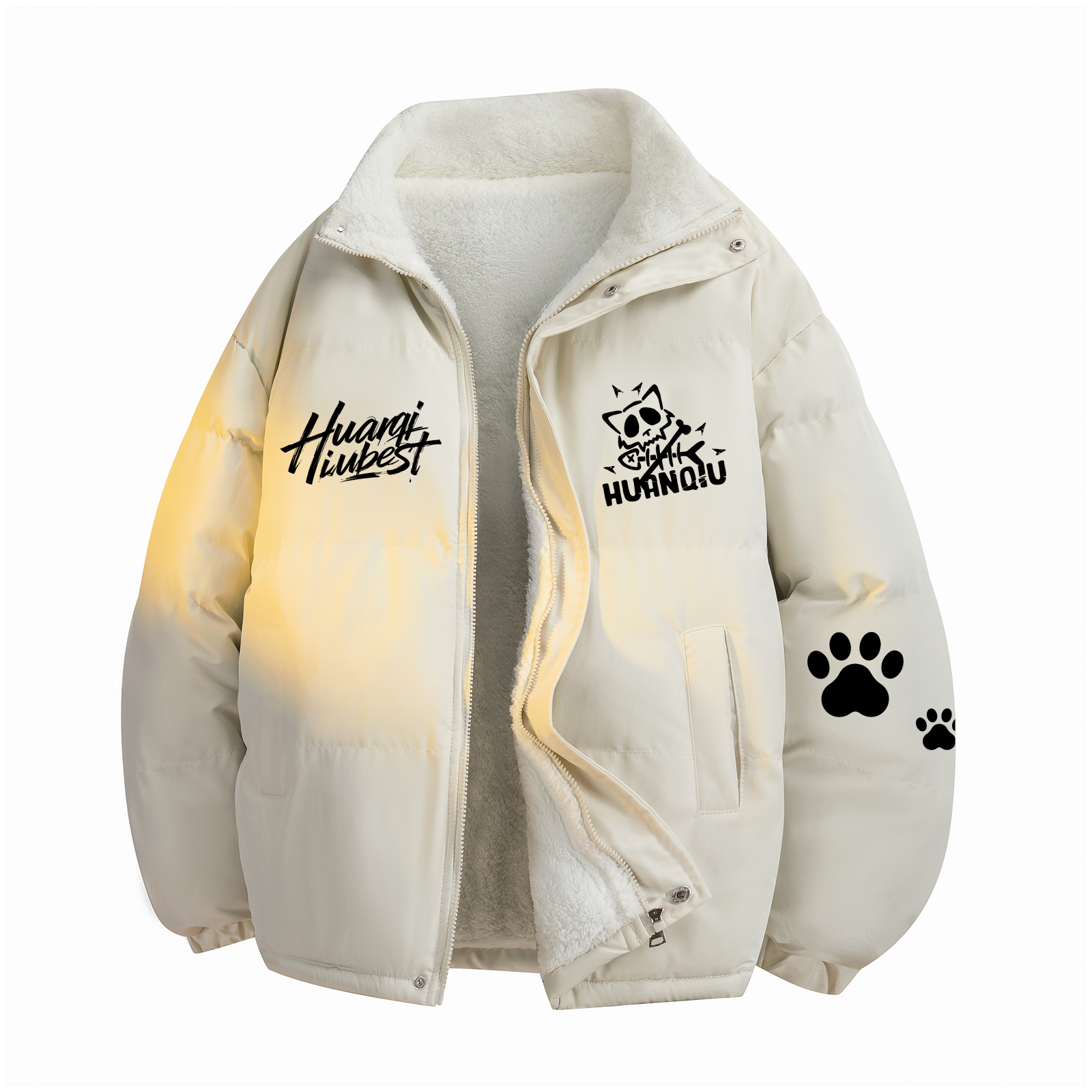 Пуховик Unisex Stand Collar Fleece lined Padded Puffer Jacket HUANQIU, оранжевый
Пуховик Unisex Stand Collar Fleece lined Padded Puffer Jacket HUANQIU, оранжевый