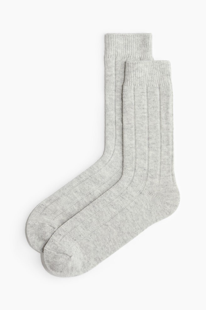 Носки в рубчик H&M, серый
Носки в рубчик H&M, серый