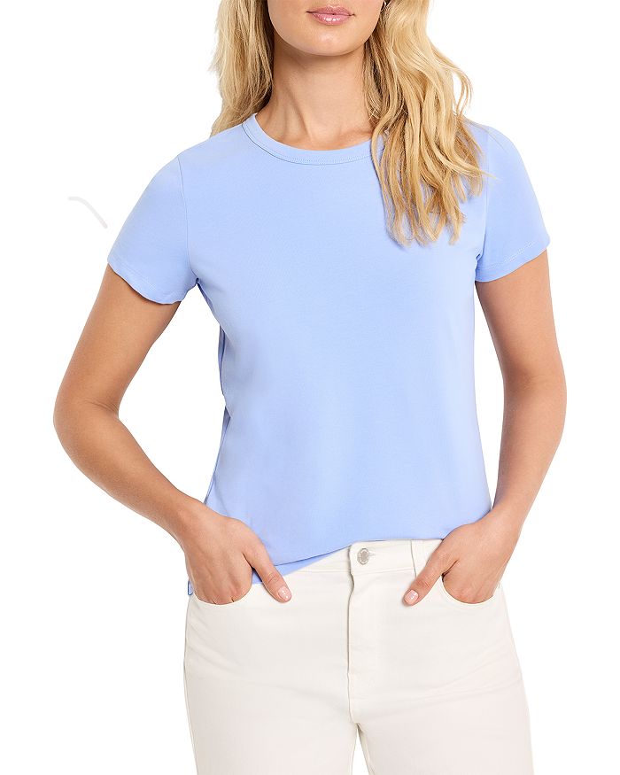 Идеальная вязаная футболка с круглым вырезом NIC+ZOE, фиолетовый 
Идеальная вязаная футболка с круглым вырезом NIC+ZOE, фиолетовый