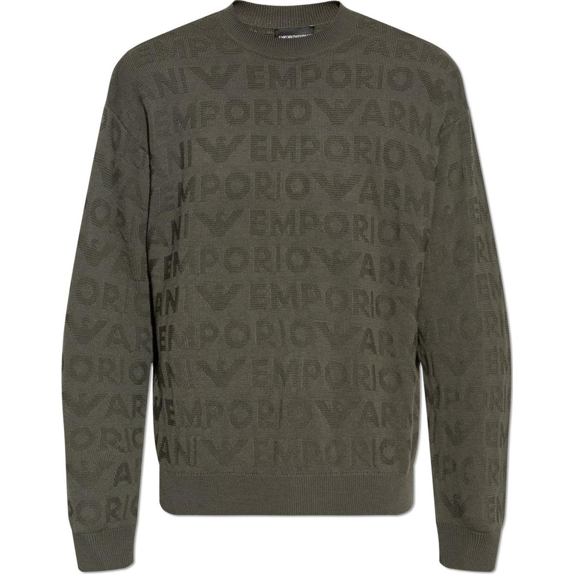 Джемпер с логотипом в технике жаккард EMPORIO ARMANI, зеленый
Джемпер с логотипом в технике жаккард EMPORIO ARMANI, зеленый