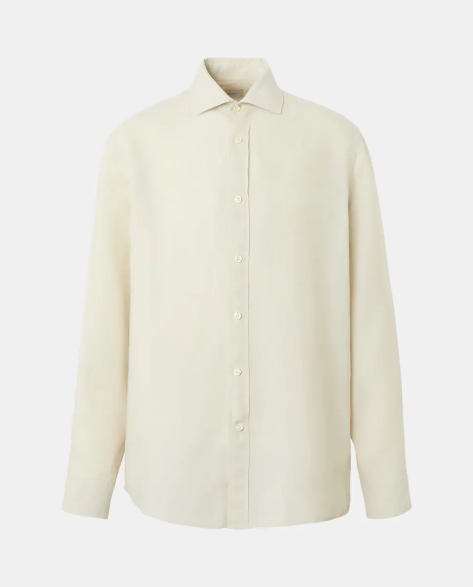 Мужская спортивная рубашка с длинными рукавами из 100% льна Emidio Tucci, бежевый 
Мужская спортивная рубашка с длинными рукавами из 100% льна Emidio Tucci, бежевый