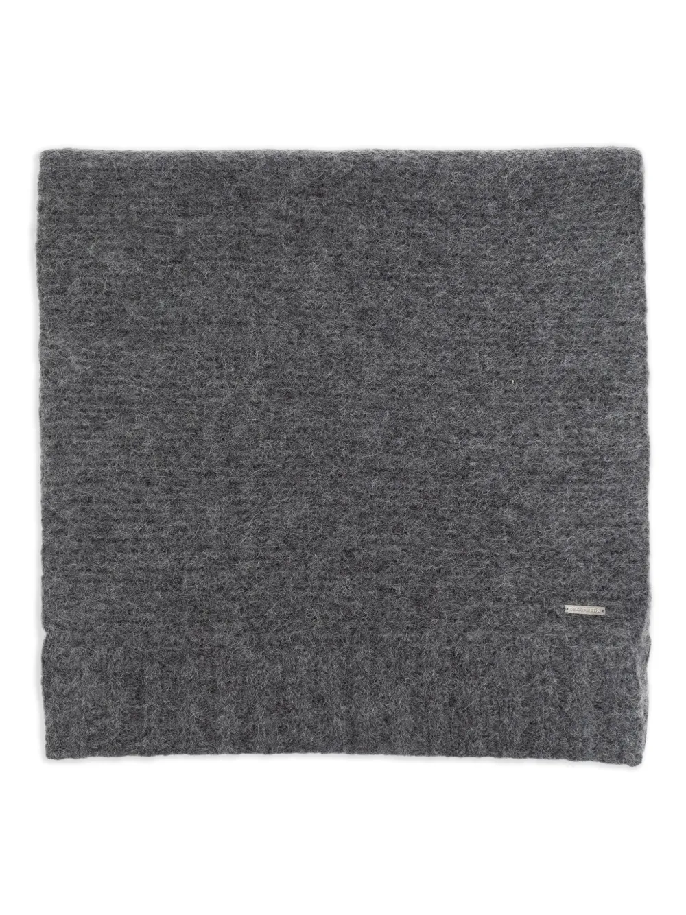 Шарф из шерсти альпаки DSQUARED2, серый 
Шарф из шерсти альпаки DSQUARED2, серый