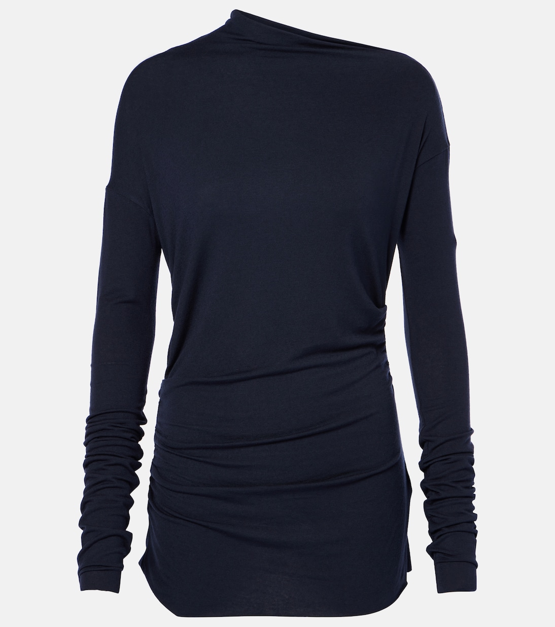 Топ с драпировкой Chic Comfort Dorothee Schumacher, Dark Navy
Топ с драпировкой Chic Comfort Dorothee Schumacher, Dark Navy