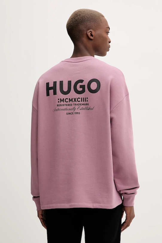 Хлопковая толстовка Hugo Blue, розовый
Хлопковая толстовка Hugo Blue, розовый