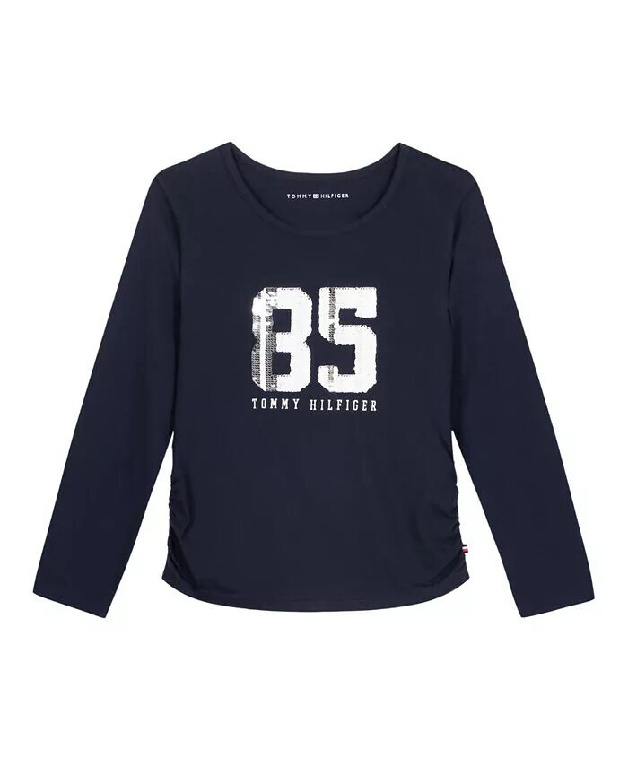 Футболка с длинными рукавами Big Girls в полоску с пайетками 85 Tommy Hilfiger, синий
Футболка с длинными рукавами Big Girls в полоску с пайетками 85 Tommy Hilfiger, синий