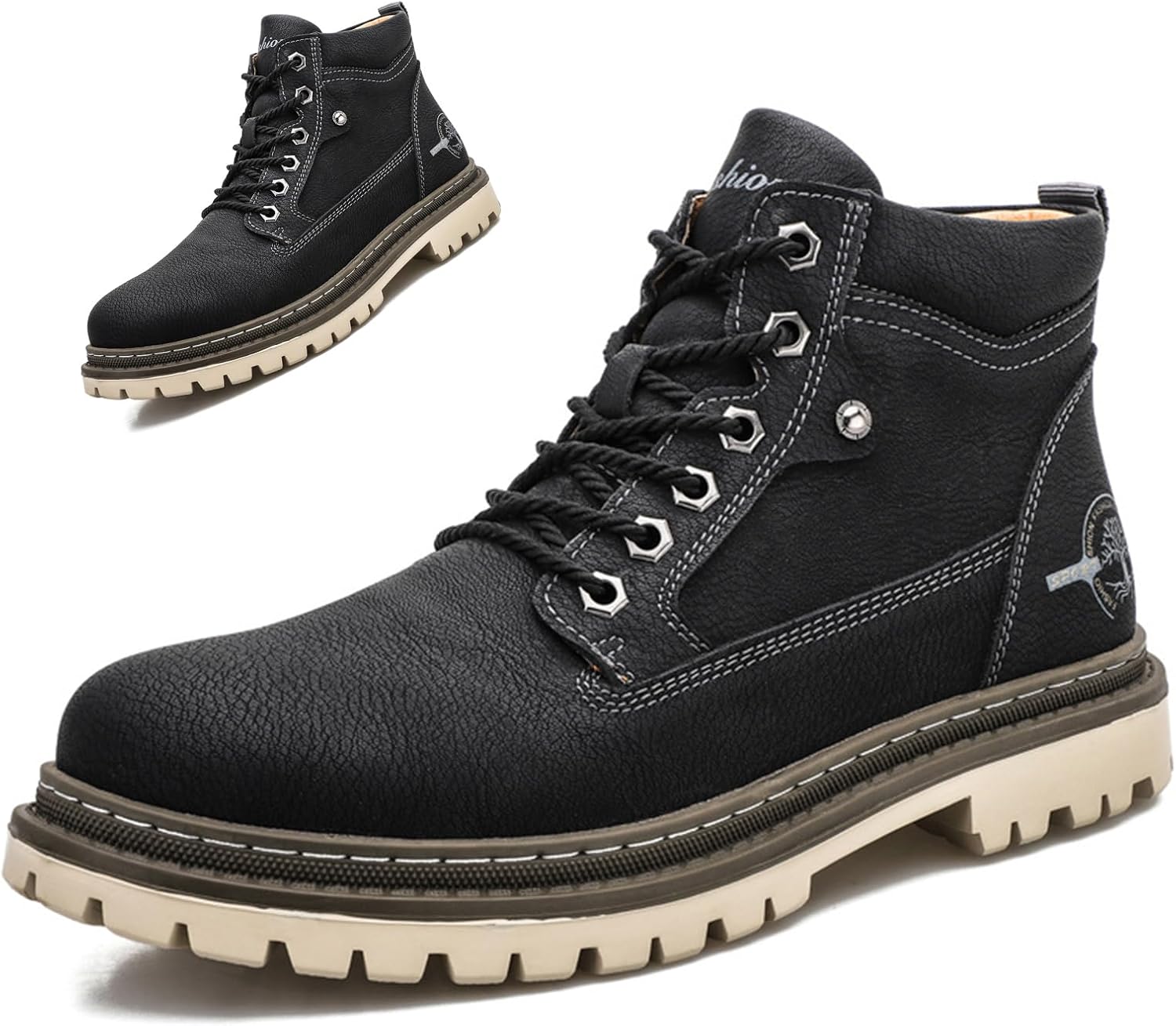 Мужские ботинки NXNBHSL с круглым носком из ПУ, чукка, на щиколотку, легкие, модные, на шнуровке, с противоскользящей подошвой, водонепроницаемые, теплые, для работы, походов и активного отдыха, черный
Мужские ботинки NXNBHSL с круглым носком из ПУ, чукка, на щиколотку, легкие, модные, на шнуровке, с противоскользящей подошвой, водонепроницаемые, теплые, для работы, походов и активного отдыха, черный