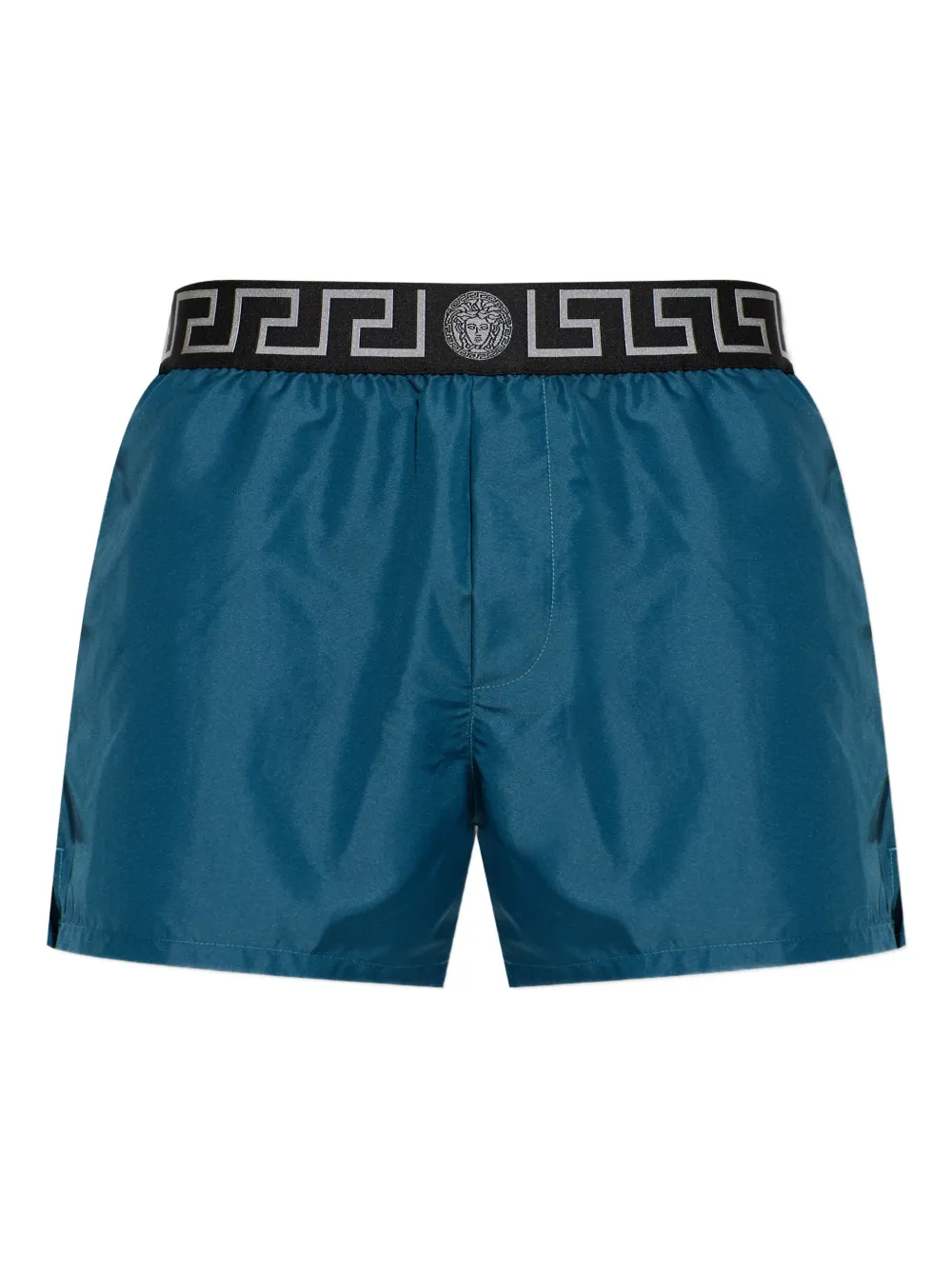 Плавательные шорты с отделкой Greca Versace, синий
Плавательные шорты с отделкой Greca Versace, синий