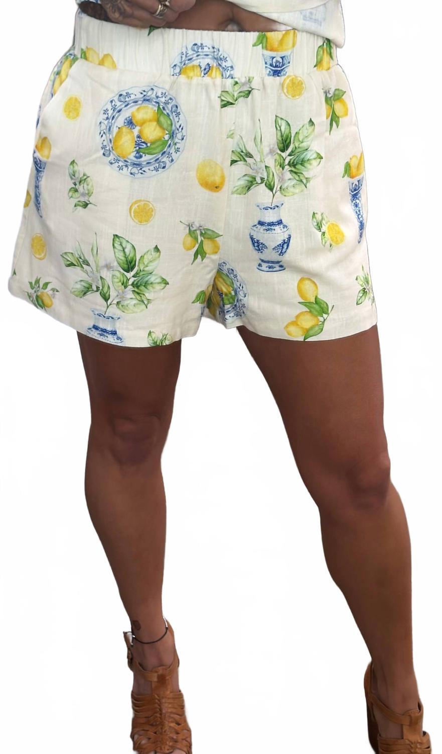 Лимонные шорты Lucy Lemon с высокой посадкой в желтом цвете FLAT WHITE
Лимонные шорты Lucy Lemon с высокой посадкой в желтом цвете FLAT WHITE