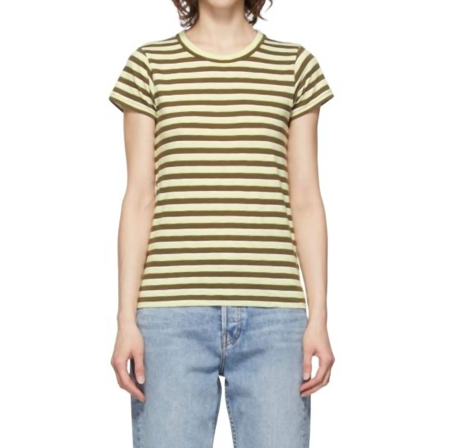 Футболка Slub в зеленую полоску rag & bone
Футболка Slub в зеленую полоску rag & bone