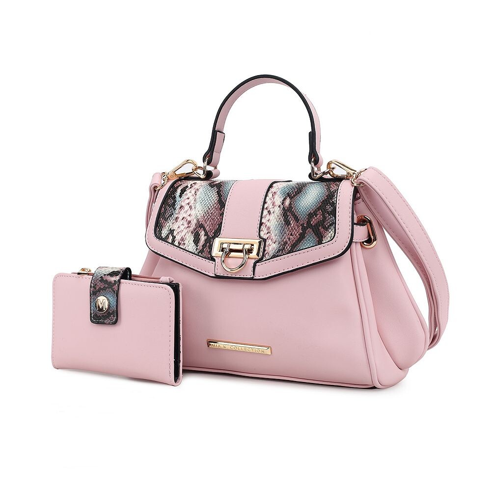 Mkf Collection Geny Женская сумка через плечо с тиснением под змею и бумажником от Mia K MKF Collection, розовый
Mkf Collection Geny Женская сумка через плечо с тиснением под змею и бумажником от Mia K MKF Collection, розовый