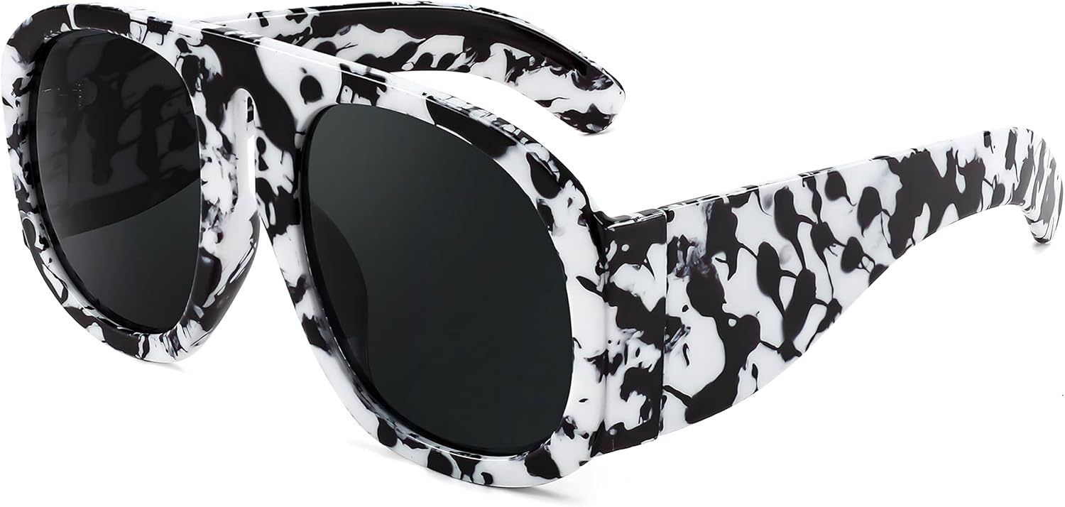 FEISEDY Ретро-модные солнцезащитные очки-авиаторы для женщин и мужчин, увеличенного размера, винтажные, 70-80-х годов, с плоской верхней частью, модель B2745, Black Leopard Frame/Gray Lens
FEISEDY Ретро-модные солнцезащитные очки-авиаторы для женщин и мужчин, увеличенного размера, винтажные, 70-80-х годов, с плоской верхней частью, модель B2745, Black Leopard Frame/Gray Lens