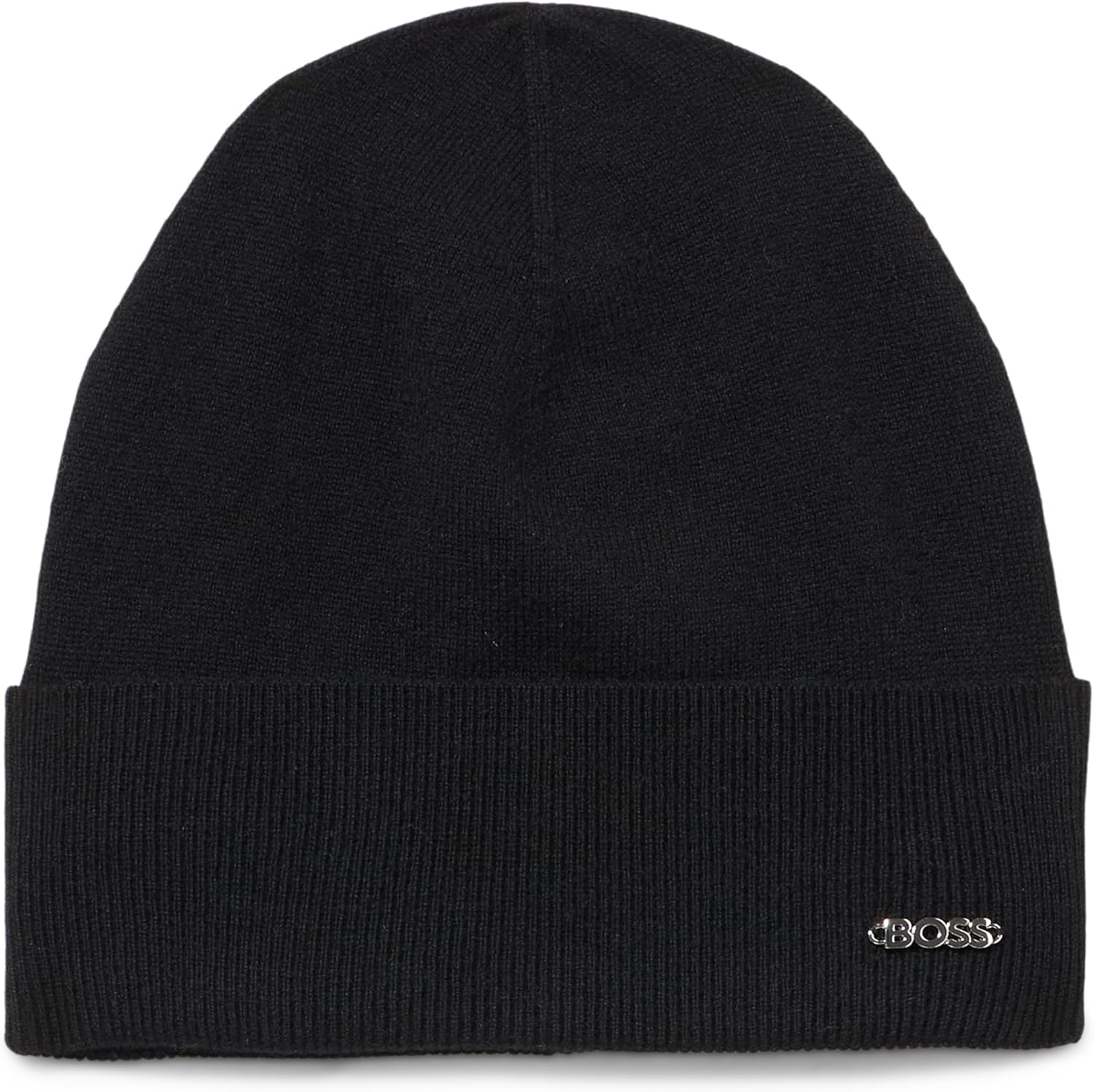 BOSS Женская однотонная ребристая вязаная шапка-бини, Pitch Black
BOSS Женская однотонная ребристая вязаная шапка-бини, Pitch Black