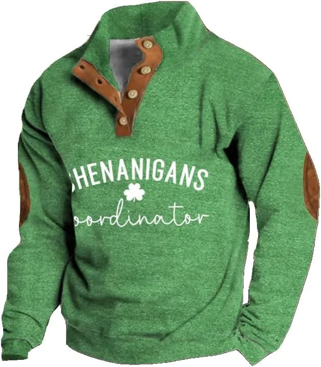 Мужской свитшот с принтом ко Дню Святого Патрика
Мужской свитшот с принтом ко Дню Святого Патрика