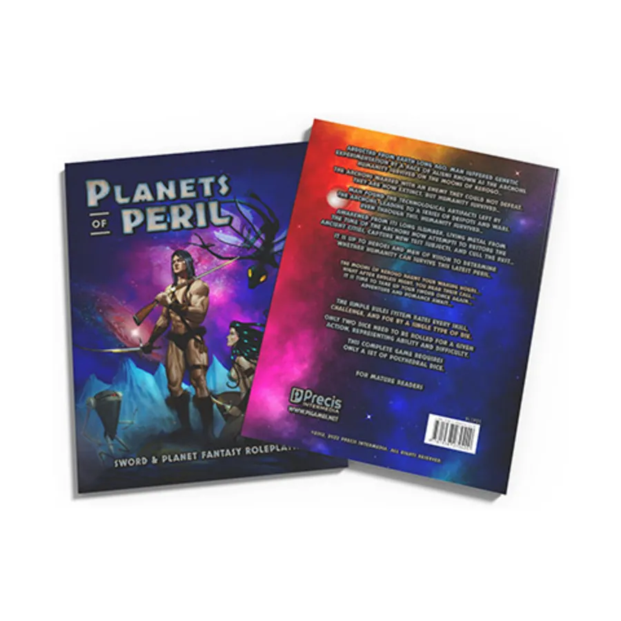 Planets of Peril, Roleplaying Games (Politically Incorrect Games/Precis Intermedia), мягкая обложка
Planets of Peril, Roleplaying Games (Politically Incorrect Games/Precis Intermedia), мягкая обложка
