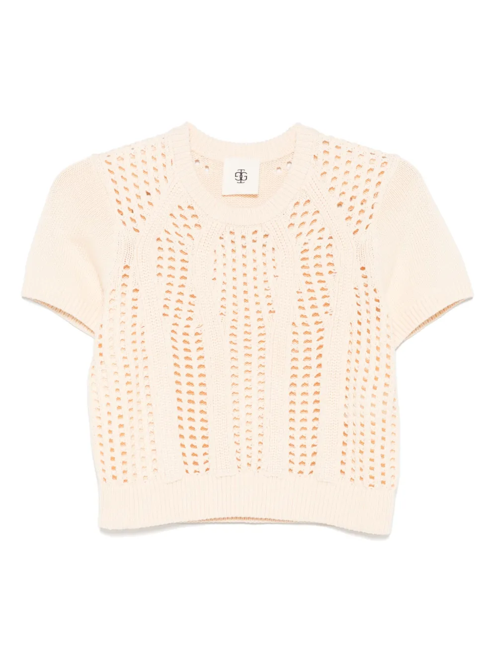 Свитер ажурной вязки The Garment, нейтральный
Свитер ажурной вязки The Garment, нейтральный