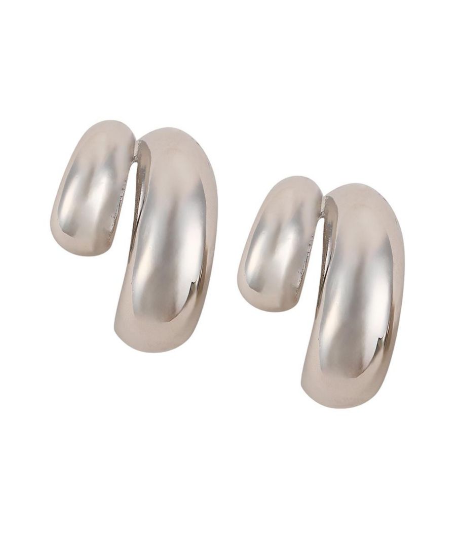 Женские массивные серьги-полукольца необычной формы - серебристый металлик SOHI, Silver
Женские массивные серьги-полукольца необычной формы - серебристый металлик SOHI, Silver