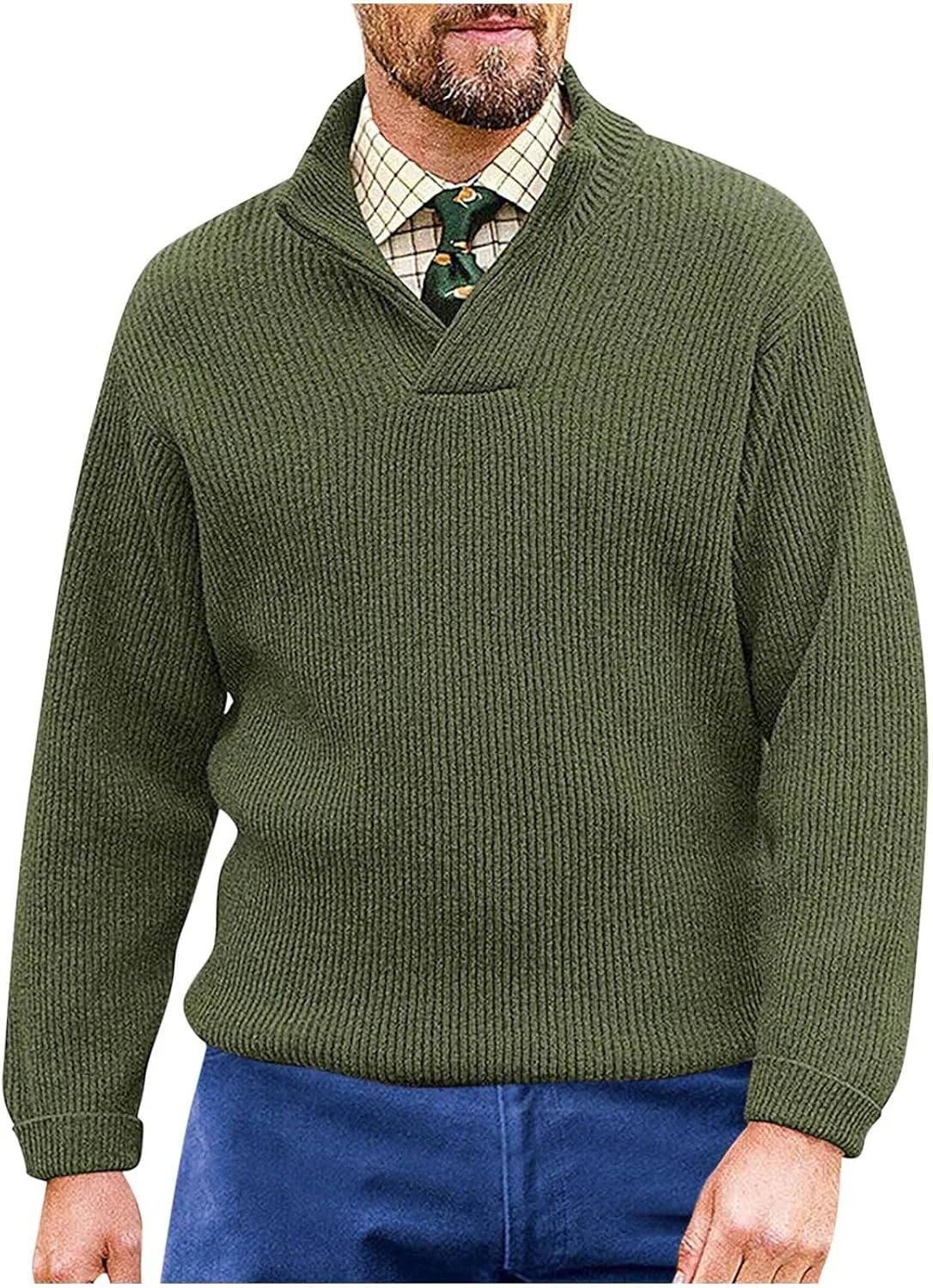 Мужской свитер V-образным вырезом, мягкий и удобный Smxrfitk
Мужской свитер V-образным вырезом, мягкий и удобный Smxrfitk